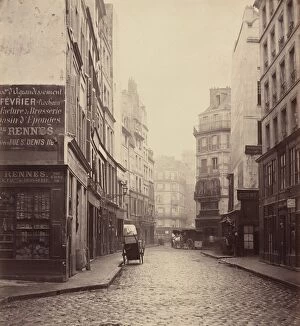 Charles Marville Gallery: Rue des Lombards, from the rue des Lavandières Sainte-Opportune, 1864