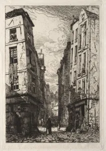 Maxime Lalanne Prints: Rue des Marmousets. Creator: Maxime Lalanne (French, 1827-1886)