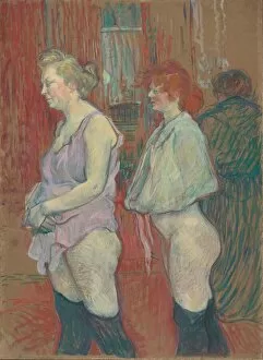 Brothel Gallery: Rue des Moulins, 1894, 1894. Creator: Henri de Toulouse-Lautrec