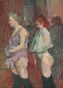 Sex Worker Prints: Rue des Moulins, 1894, (1952). Creator: Henri de Toulouse-Lautrec