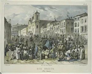 Johann Moritz 1802 1858 Collection: Rue Droite in Rio de Janeiro