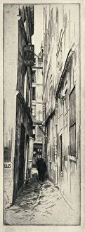 Rue du Chat Qui Peche, 1915. Artist: Raymond Ray-Jones