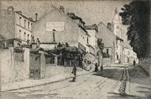 Rue de l Abreuvoir, Montmartre, 1915. Artist: Emile Rousseau