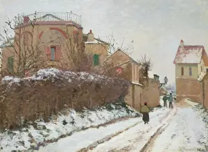 Country Landscape Prints: Rue de la Citadelle, Pontoise, 1873. Creator: Pissarro, Camille (1830-1903)