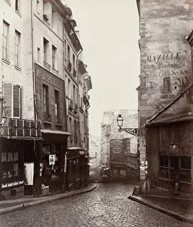 Rue de la Montagne-Sainte-Genevieve near the Intersection of Rue LaPlace... 1865 / 69