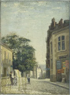 Rue Lhomond, opposite Rue Vauquelin, c1900. Creator: Paul Martelliere