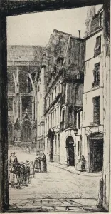 Heyman Prints: Rue Massillon, 1915. Artist: Charles Heyman