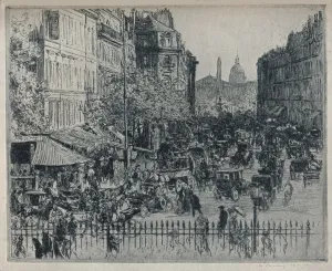Rue Royale, Paris, c1913. Artist: Walter Zeising
