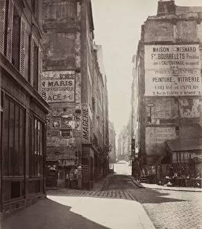 Charles Marville Gallery: Rue Saint-Jacques, 1864-before February 1867. Creator: Charles Marville