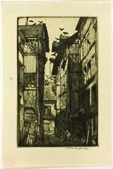 Ruelle des Pigeons, Rouen, 1903. Creator: Donald Shaw MacLaughlan