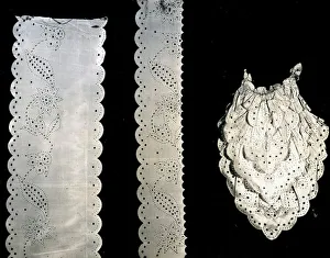 Fashion Accessory Gallery: Ruffle, France, 1758. Creator: Unknown