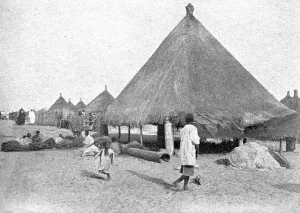 Senegalese Prints: Rufisque. Le village noir; L'Ouest Africain, 1914. Creator: Unknown
