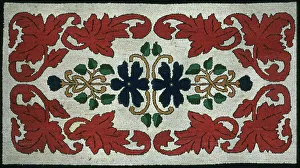 Jute Prints: Rug, United States, 19th century. Creator: Unknown