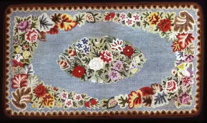 Rug, United States, 19th century. Creator: Unknown