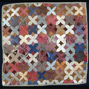Jute Prints: Rug, United States, 19th century. Creator: Unknown