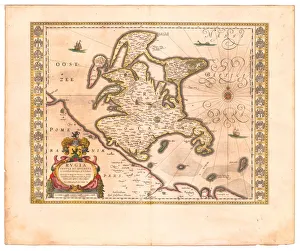 Blaeu Prints: Rugen (From: Theatrum Orbis Terrarum)