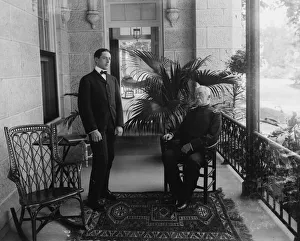 Glass Negatives 1890 1910 Gmgpc Prints: Ruggles, Gen. and son (Soldiers Home), between 1890 and 1910. Creator: Unknown