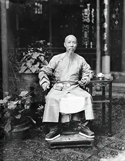Qing Dynasty Prints: Ruilin, the governor of Guangdong and Guangxi