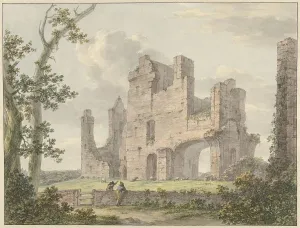 Numan Prints: Ruin of Rijnsburg Abbey, 1754-1820. Creator: Hermanus Numan
