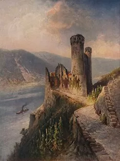Bilder Vom Rhein Collection: Ruine Ehrenfels, (Ehrenfels Castle), 1923. Creator: Nikolai of Astudin