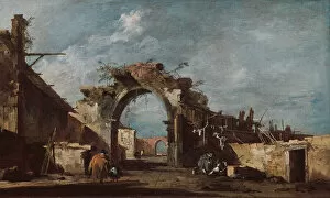 Ruined Archway, 1775 / 93. Creator: Francesco Guardi