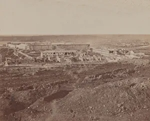 Ruined Buildings, 1855-1856. Creator: James Robertson