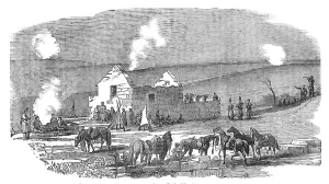 Bivouac Prints: Ruined Cottage off Sebastopol, 1854. Creator: Unknown
