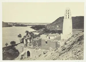 Nile Gallery: Ruined Mosque Near Philae, 1857. Creator: Francis Frith
