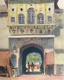 Flora Annie Steel Prints: A Ruined Palace, 1905. Artist: Mortimer Luddington Menpes