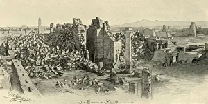 Ruined temples at Karnak, Egypt, 1898. Creator: Christian Wilhelm Allers