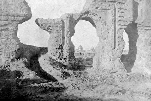 Enchanted Prints: Ruined walls of the Enchanted Garden, just outside Samarra City, Iraq, 1917-1919