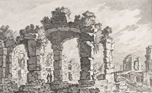 Ruines de Cumes, 18th century. Creator: Quentin Pierre Chedel