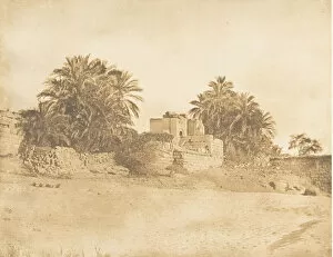 Maxime Du Gallery: Ruines d un Arc-de-triomphe Romain, a Philae, April 1850. Creator: Maxime du Camp