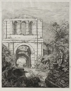 Maxime Lalanne Prints: Ruines du Palais Lallien. Creator: Maxime Lalanne (French, 1827-1886)
