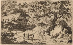 Ruinous Cottage, probably c. 1645 / 1656. Creator: Allart van Everdingen