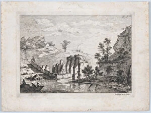 Boisseux Jean Jacques De Collection: Ruins of an Aqueduct, 1763. Creator: Jean-Jacques de Boissieu