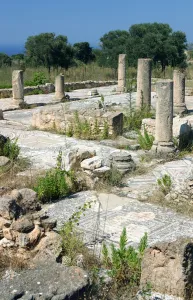 Northern Cyprus Prints: Ruins of the Basilica of Ayia Trias, Famagusta, North Cyprus