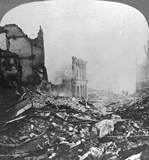 Bethune Prints: Ruins of Bethune, France, World War I, c1915-c1918. Artist: Realistic Travels Publishers