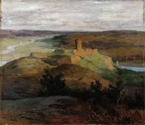 Georg Pauli Prints: The ruins of Bohus Castle, 1894-1895. Creator: Georg Pauli