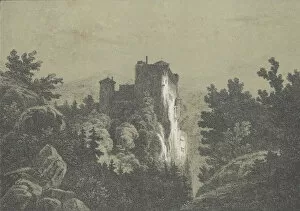 Fortifications Collection: Ruins of a Castle, ca. 1827. Creator: Karl Blechen