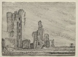 Ruins of the Castle Huys Te Kleef near Haarlem, c. 1616. Creator: Willem Pietersz Buytewech (Dutch