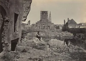 Crater Prints: Ruins in Charleston, South Carolina, 1860s. Creator: George N. Barnard