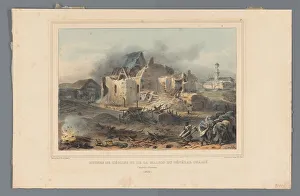 Mattress Prints: Ruins of the Church and the House of General Chassé