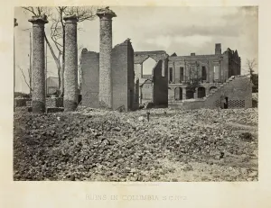 Barnard George Norman Prints: Ruins in Columbia, S. C. No. 2, 1865. Creator: George N. Barnard