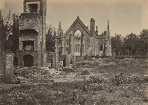 Columbia Gallery: Ruins in Columbia, South Carolina, 1860s. Creator: George N. Barnard