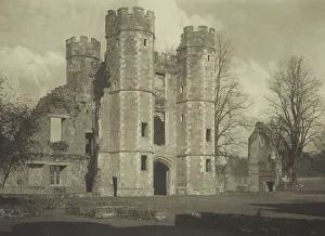 Photograph Album Prints: The ruins of Cowdray, Sussex. From the album: Photograph album - England