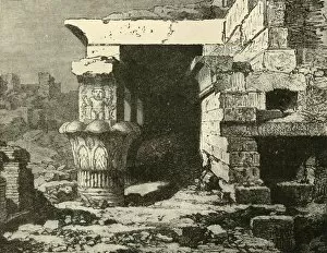 Dendera Temple Complex Gallery: The Ruins at Denderah, 1890. Creator: Unknown