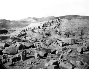 Rouge Prints: Ruins, Egypt, 1863-1864. Artist: Emmanuel Rouge