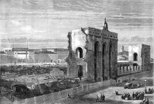 H Rc Prints: Ruins of the Great Exhibition Building of 1862, (1864). Creator: Unknown