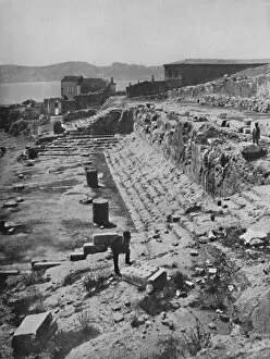 Hodder Stoughton Gallery: Ruins of the Great Temple of the Mysteries at Eleusis, 1913